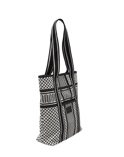 Carmela Canvas 2.0 Tote Taske - Heritage Stripe Black - Lala Berlin